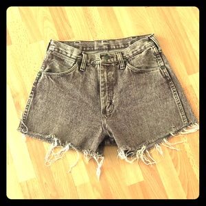 🍑 80s Vintage Wrangler High Waisted Jean Shorts